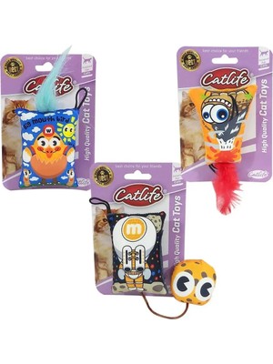 Indispensablely Catlife Hışırtılı Kedi Oyuncağı 9 cm