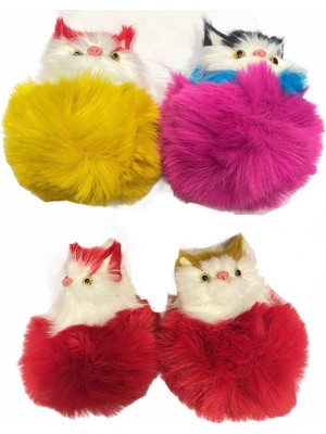 Indispensablely Catlife Göbekli Pofuduk Kedi Oyuncağı 10 cm