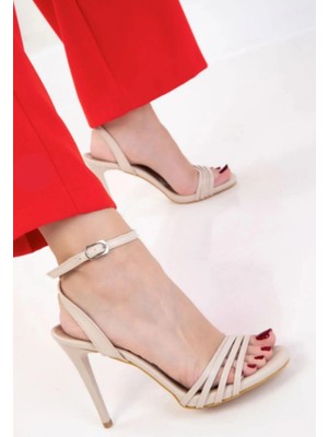 Indispensablely Coze Nude Topuklu Ayakkabı