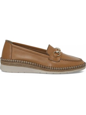Polaris 5 Nokta 104032.Z6FX Taba Kadın Loafer
