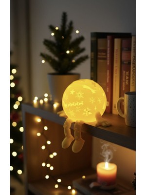 Eklemli Raf Figürü - Hareketli Masaüstü Aksesuarı ve Dekoratif Gece Lambası