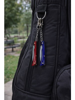 Seymen Bıçakçılık 2’li Mini Anahtarlık Tasarımlı Katlanır Bıçak Seti – Hediyelik Koleksiyon Ürünü