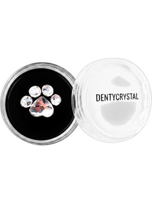 Generic Dentycrystal Diş Pırlantası Pati Desenli Beyaz (Avusturya Kristallerinden Oluşturulmuş Özel Set )