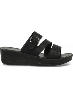 Polaris 409022.Z6FX Siyah Kadın Terlik