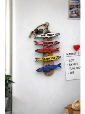 Seymen Bıçakçılık Balık Figürlü Ahşap Magnet 1’li – Dekoratif Buzdolabı Süsü