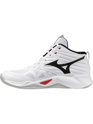 Mizuno Wave Momentum Pro Mıd Unisex Voleybol Ayakkabısı Beyaz