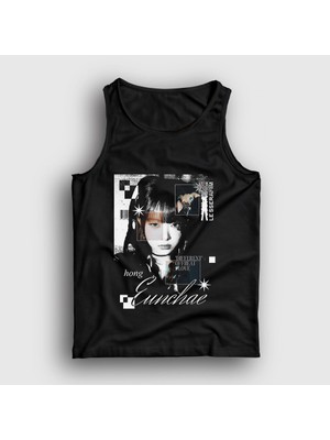 Presmono Unisex Siyah Different Hong Eunchae Le Sserafim Atlet