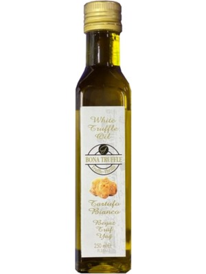 Bona Beyaz Trüf Aromalı Zeytinyağı 250 ml – Premium Gurme Trüf Yağı