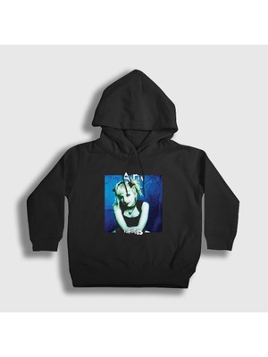 Presmono Unisex Çocuk Siyah Debris Ayria Kapüşonlu Sweatshirt
