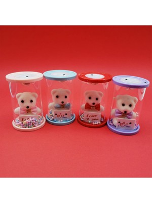 Similar Işıklı Cam Fanus Içinde Ayıcık