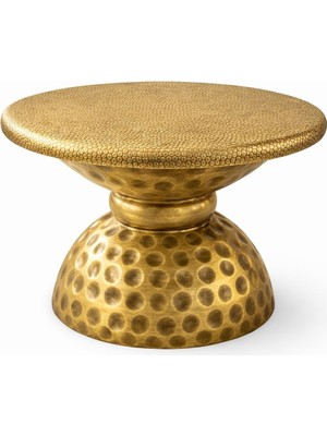 Valda Gold Eskitme Dövme Orta Sehpa