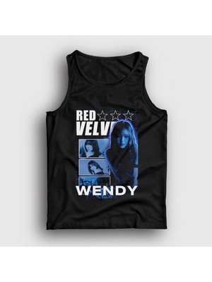 Presmono Unisex Siyah Stars Wendy Red Velvet Atlet