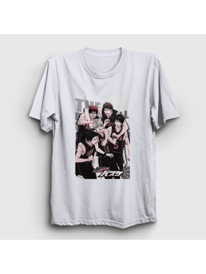 Presmono Unisex Beyaz Team Seirin Kuroko's Basketball T-Shirt