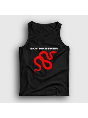 Presmono Unisex Siyah Snake Boy Harsher Atlet