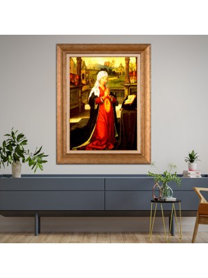 Giyense Altın Varaklı Çerçeveli Paspartulu Tablo RDF1233