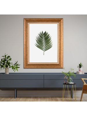 Giyense Altın Varaklı Çerçeveli Paspartulu Tablo RDF863