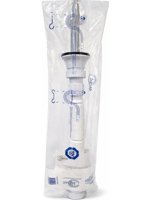 Lavabo Sifonu Körüklü Esnek Gider Borusu Seti – Universal Lavabo Gider Sifonu Plastik Koku Önleyici Sifon