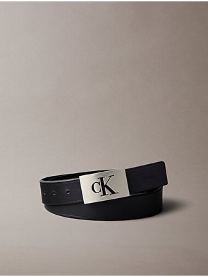 Calvin Klein Erkek Ss Mono Plaque 35MM Fixed Kemer