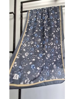 Aminenesil Lioren Soft Pamuk Şal Lacivert Mavi Renk