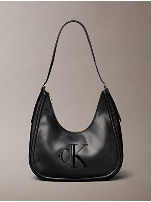 Calvin Klein Kadın Bold Ck Crescent Omuz Çantası