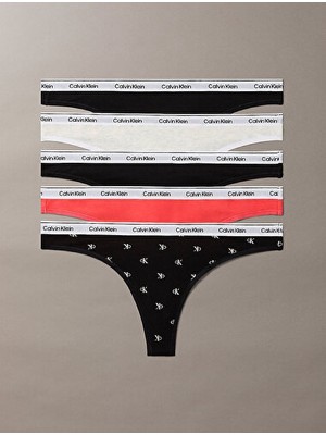 Calvin Klein Kadın 5'li Tanga Seti