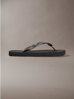 Calvin Klein Kadın Metallic Terlik