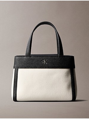 Calvin Klein Kadın Ck Canvas Küçük Tote Çanta