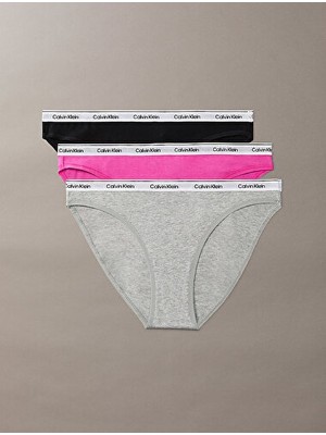 Calvin Klein Kadın 3'lü Bikini Külot Seti