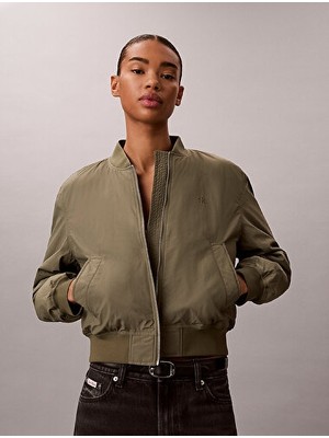 Calvin Klein Kadın Essential Naylon Bomber Ceket