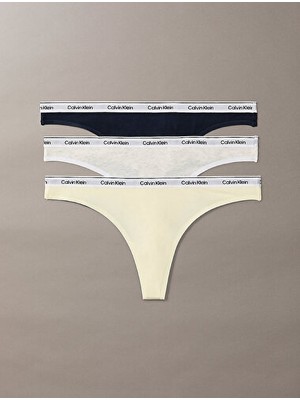 Calvin Klein Kadın 3'lü Brazilian Tanga Seti