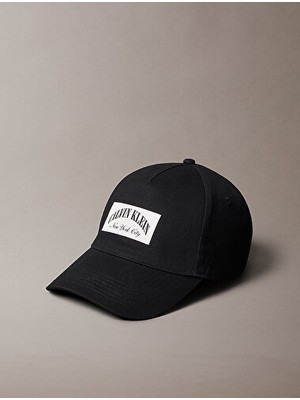 Calvin Klein Erkek Heritage Crest Patch Şapka
