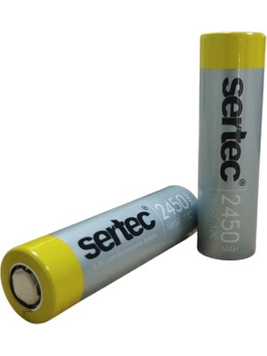 Eco Port Sertec 18650 3.7V 2450 Mah 12C Li-Ion Şarjlı Pil