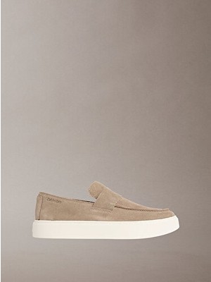 Calvin Klein Erkek Hybrid Clean Süet Deri Loafer