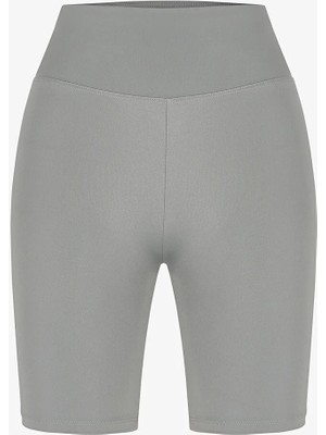 Penti Gri Yüksek Bel Biker Tayt