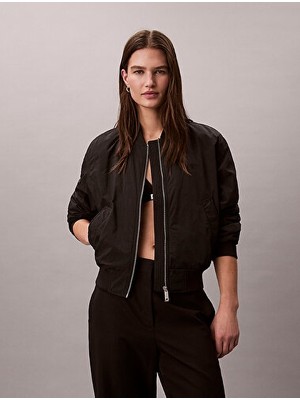 Calvin Klein Kadın Essential Naylon Bomber Ceket