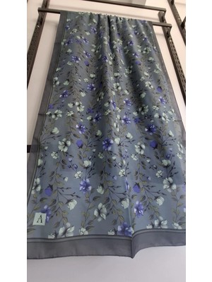 Aminenesil Lioren Soft Pamuk Şal Petrol Mavisi Renk