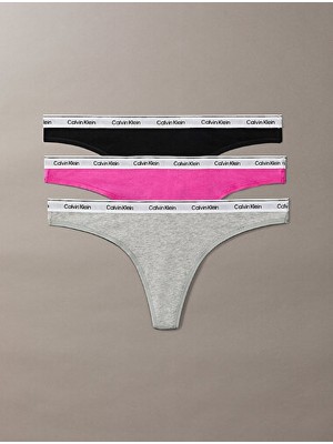 Calvin Klein Kadın 3'lü Brazilian Tanga Seti