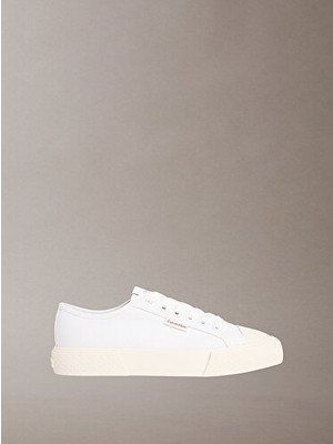 Calvin Klein Kadın Vulc Laceup Canvas Sneaker