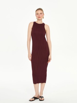 Lc Waikiki Yeni Sezon Halter Yaka Dokulu Elbise