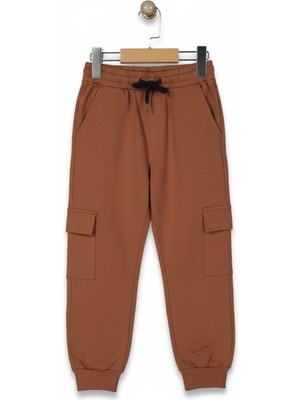 Pandonim Erkek Çocuk Paça Manşetli Tek Kargo Cepli  Eşofman Altı  BGL-ST05223