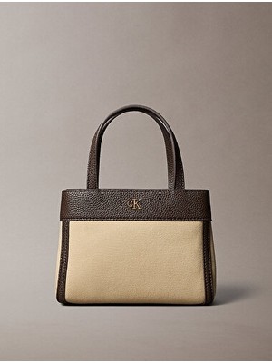 Calvin Klein Kadın Ck Canvas Mini Tote Çanta