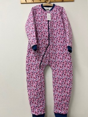 Key Kids Pembe Pear Yeni Kız Çocuk Uyku Tulumu Pamuklu Bacaklı 10/12/14 Yaş Büyük Beden 2.5 Tog Kışlık Kalın