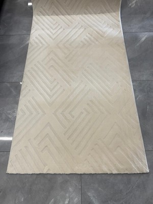 Plato Halı Oppo 1010 Silver Kaymaz Taban Yolluk Makinede Yıkanabilir Halı