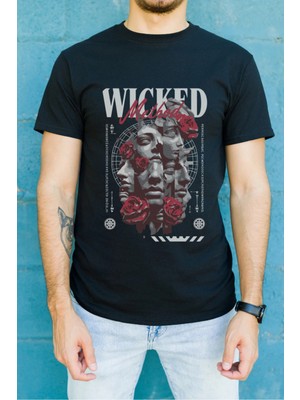 Velmora Fashion Unisex Oversize 24/1 Penye Dtf Baskılı Tişört - DTF104