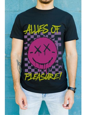 Velmora Fashion Unisex Oversize 24/1 Penye Dtf Baskılı Tişört - DTF123