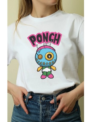 Velmora Fashion Unisex Oversize 24/1 Penye Dtf Baskılı Tişört - DTF167