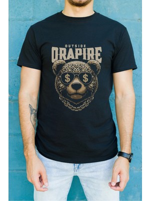 Velmora Fashion Unisex Oversize 24/1 Penye Dtf Baskılı Tişört - DTF160