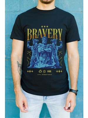 Velmora Fashion Unisex Oversize 24/1 Penye Dtf Baskılı Tişört - DTF140