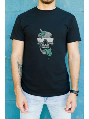 Velmora Fashion Unisex Oversize 24/1 Penye Dtf Baskılı Tişört - DTF188