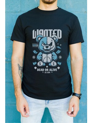 Velmora Fashion Unisex Oversize 24/1 Penye Dtf Baskılı Tişört - DTF131